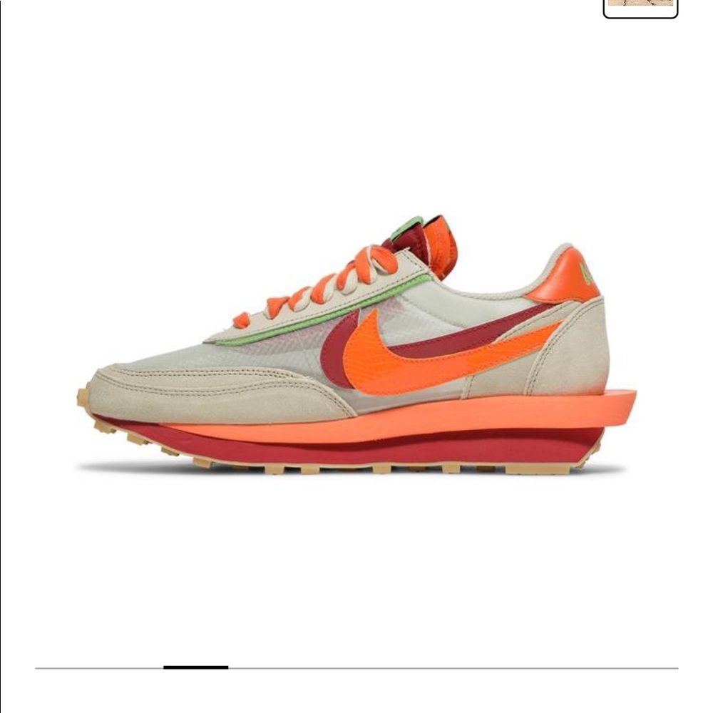 Sacai x Clot x LDWaffle ‘Net Orange Blaze’ - Picture 3 of 6